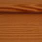 Preview: Baumwolljersey Streifen 4mm gelb braun